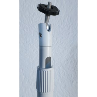 BV-DH-112-200  Kamera Wand und Deckenhalter Teleskophalter 110 bis 200cm Farbe weis-grau
